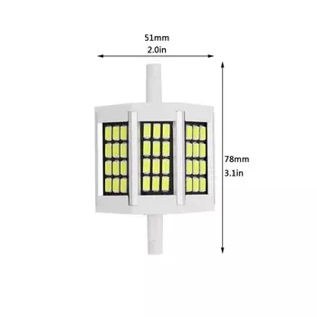 Светодиодная лампа R7S THEBSE холодного белого цвета 30Вт