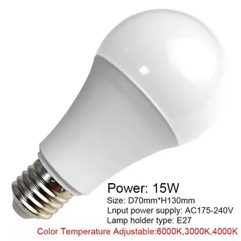 Светодиодная лампа Rosensuotich E27 5/7/15 Вт регулируемая цветовая температура