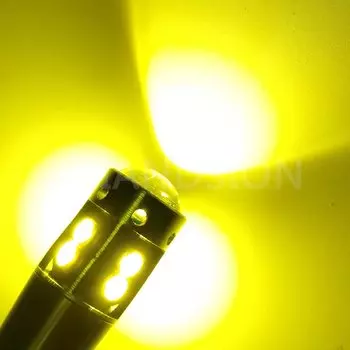 Светодиодная лампа Ruiandsion T10 для автомобильных фар, сигнал поворота, номерной знак, цвет Янтарный Желтый, лимон, зеленый, Ледяной Синий, 300 лм, 2 шт.