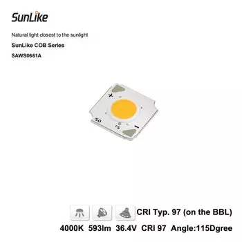 Светодиодная лампа Sunlike COB SAW0661A 7 Вт CRI 97