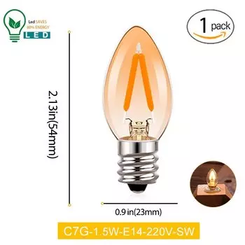 Светодиодная лампа-свеча Grensk E12/E14 0.5/1Вт