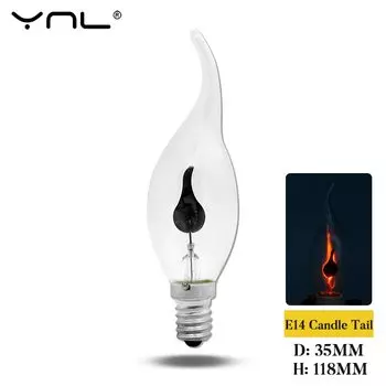 Светодиодная лампа-свеча YNL E14/E27