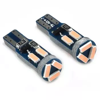 Светодиодная лампа T5 W3W W1.2W 17 37 73 74, 10 шт., светодиодная лампа для приборной панели автомобиля, лампочки для приборной панели, автоматический индикатор 3014 7SMD, белый 12 В