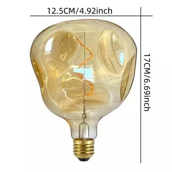 Светодиодная лампа TIANFAN Alien G125 4 Вт тёплый свет