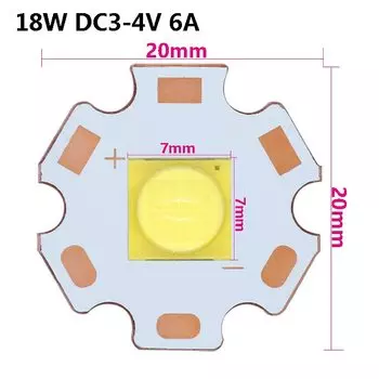 Светодиодная лампа XHP70 warm and happy DT45TERD