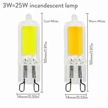 Светодиодная лампа YORYZENG G9 3Вт/5Вт