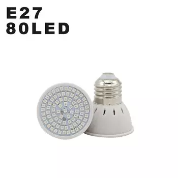 Светодиодная лампочка для растений ZHMZH Е27 48/60/80 LED