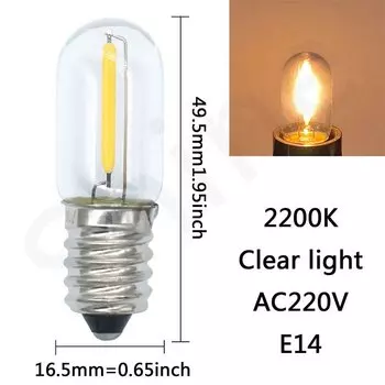 Светодиодная лампочка E14 Warm and Happy T16 0,6 Вт