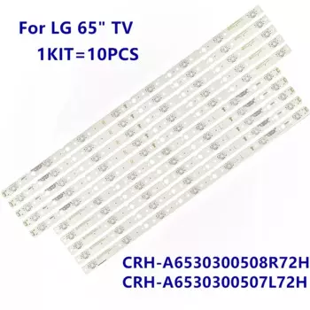 Светодиодная лента, 10 шт, для 65UJ6200 65UJ620V, флэш-фонарь, 7710-665000-R110 L110
