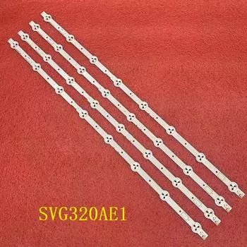 Светодиодная лента Bented 625 мм, 4 шт.