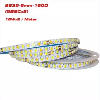 Светодиодная лента Compson 2835-6mm-160D 5 м 3 цветов
