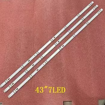 Светодиодная лента для LG 43UJ635V 3 шт.