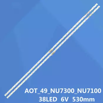 Светодиодная лента для подсветки для Samsung UE49NU7100, 49NU7300, UA49RU7300K