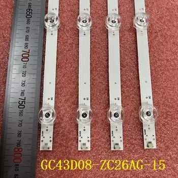 Светодиодная лента для Xiaomi TV L43M5-5ARU L43M5-4X L43M5-FA GC43D08-ZC26AG-15 303GC430062, 4 штуки, beented