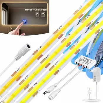 Светодиодная лента для зеркала HEGEHE, теплый белый