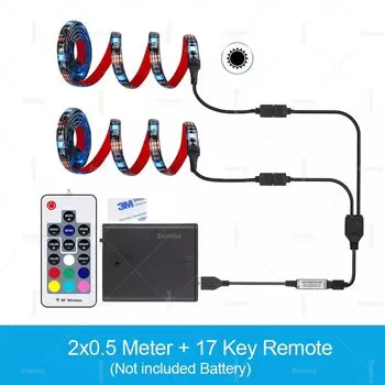 Светодиодная лента Excellux 5В 50см