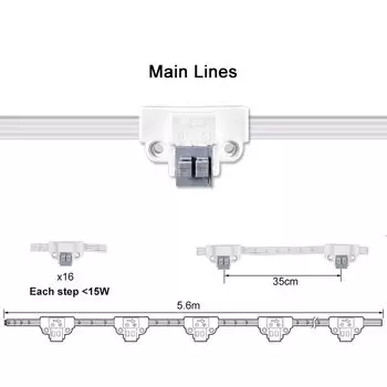 Светодиодная лента GIDEALED с датчиком движения 2 шт.