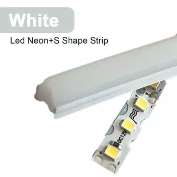 Светодиодная лента LMODA 120LED/м S-образная силиконовая трубка 6/8 мм