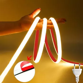 Светодиодная лента Mikenoon COB 220В теплый/холодный белый IP65