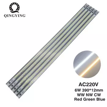 Светодиодная лента QINGYING 6 Вт 390 мм 72 LEDs белая тёплая