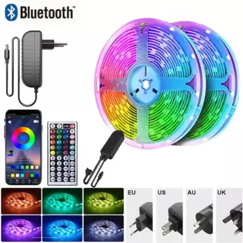 Светодиодная лента, регулируемая яркость, Bluetooth 5050, 12 В
