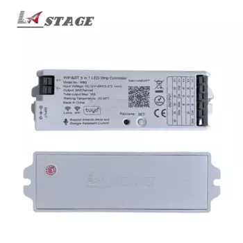 Светодиодная лента RGB, RGBW, RGB + CCT с регулируемой яркостью, беспроводной пульт дистанционного управления WB5 Wi-Fi и Bluetooth 5-в-1,