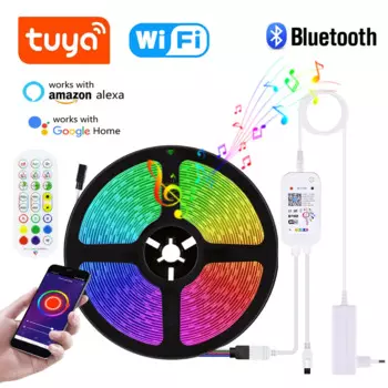 Светодиодная лента с Управлением по Bluetooth, 5/10/15/20 м