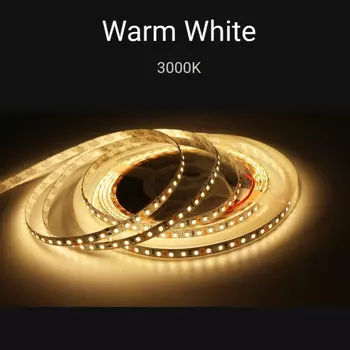 Светодиодная лента SHICUO SMD2835 белая тёплая 60/120 LEDs 1/2/3/5 м