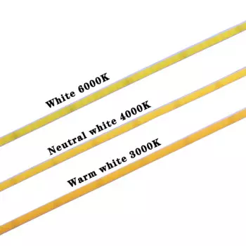 Светодиодная лента Taslauk 5м 12/24В 3/5/8/10мм теплый белый