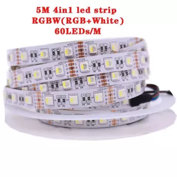 Светодиодная лента Taslauk 5м RGB+W+WW 12В/24В 60 led/m