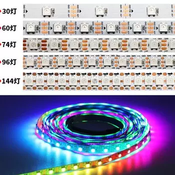 Светодиодная лента teopek WS2812B RGB 30/60/74/96/144 LEDs/m