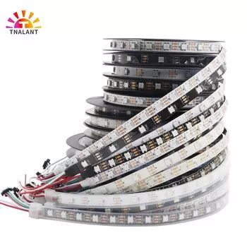 Светодиодная лента TNALANT WS2812B 30/60/96/144 LED/м IP30/65/67 1-5 м