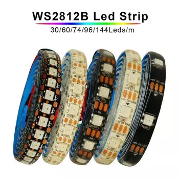 Светодиодная лента TNALANT WS2812B RGBIC 1-5 м