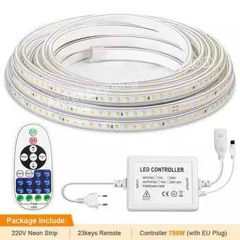 Светодиодная лента VBS 20M/50M 120LED/M RGB Wi-Fi Bluetooth 220V