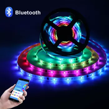 Светодиодная лента WS2811 Dream RGB с Bluetooth, Индивидуальный Адресный смарт-контроллер с приложением, Светодиодная лента 5050 RGBIC Dream, адаптер постоянного тока 12 В