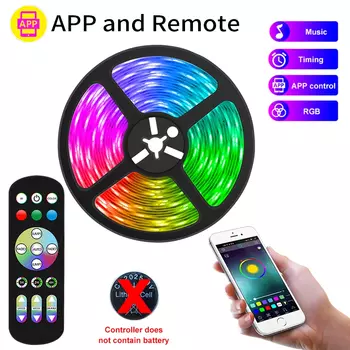 Светодиодная лента WS2812 RGB 5V USB Bluetooth