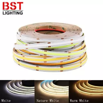 Светодиодная лента Xnbada COB, тёплый/натуральный/холодный белый, 384/528 LED/м