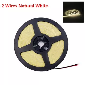 3 мм 5 мм 8 мм PCB COB Светодиодная лента 5 В 12 В 24 В 320 светодиодов/м Высокая плотность RA90 Гибкая светодиодная лента COB с регулируемой яркостью Линейное освещение