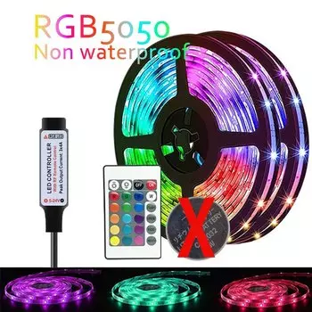 Светодиодная лента YBXZN RGB 5050 5В USB Bluetooth