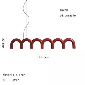 Светодиодная люстра JIANKEXING, регулируемая по высоте, черная, белая, оранжевая, синяя