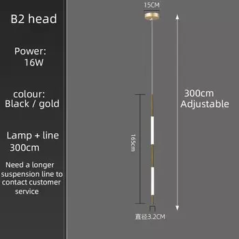 Светодиодная люстра Yingxuan золотая черная подвесная