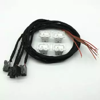 Светодиодная накладка на дверь, ящик для хранения атмосферы, светильник для внутренней двери, ящик для мусора, лампа + жгут проводов для Audi A4 S4 A5 A6 A7 A8