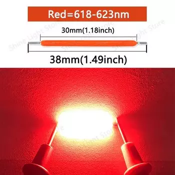 Светодиодная нить DT&ZM 38 мм теплый белый