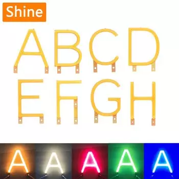 Светодиодная нить DT&ZM с английскими буквами