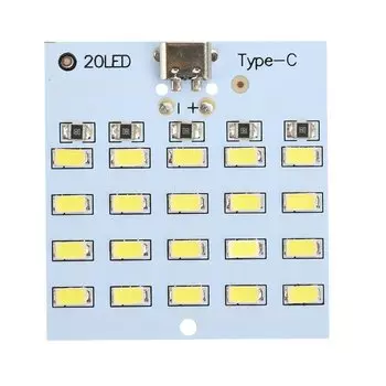 Светодиодная панель освещения Mirco USB 5730 smd 5 В 430 мА ~ 470 мА белый 8/12/16/20