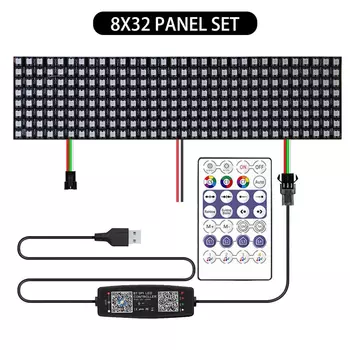 Светодиодная панель Xnbada WS2812B 8x8/16x16/8x32