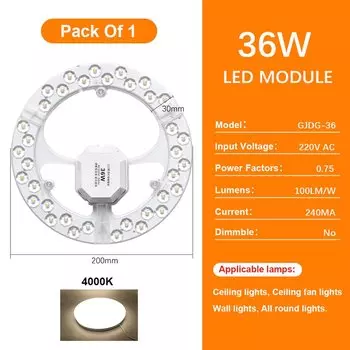 Светодиодная панель ZGREDED 36 Вт круглый