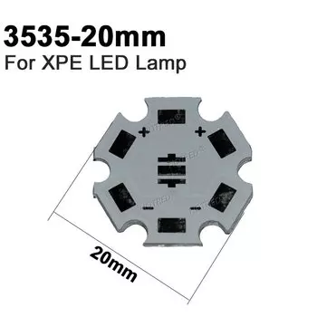 Светодиодная печатная плата HotRed 1W 3W XPE 3535 XLM 5050 RGB