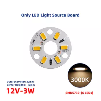 Светодиодная плата Ankatec SMD5730-12V3W теплый белый