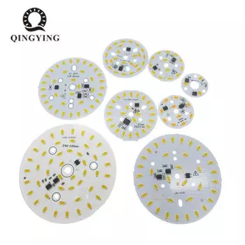 Светодиодная плата QINGYING 5 шт., 3-24 Вт, белый/теплый белый